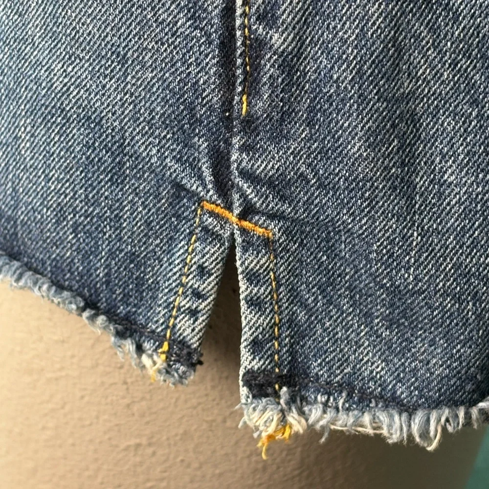 Vintage LUCKY BRAND Denim Cut Off Jean Shorts - Sz 4/27 - Picture 8 of 14